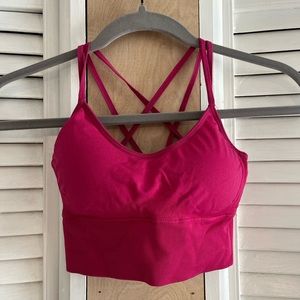 NVGTN Fuchsia Flourish Seamless Bra